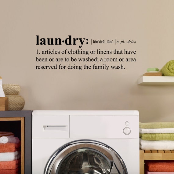 laundry-definition-decal-dictionary-definition-wall-art