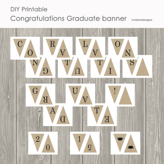 Items similar to Graduation Banner, Congratulations Banner, 2015 Banner ...