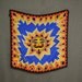 Vintage Bob Mackie Silk Sun Scarf