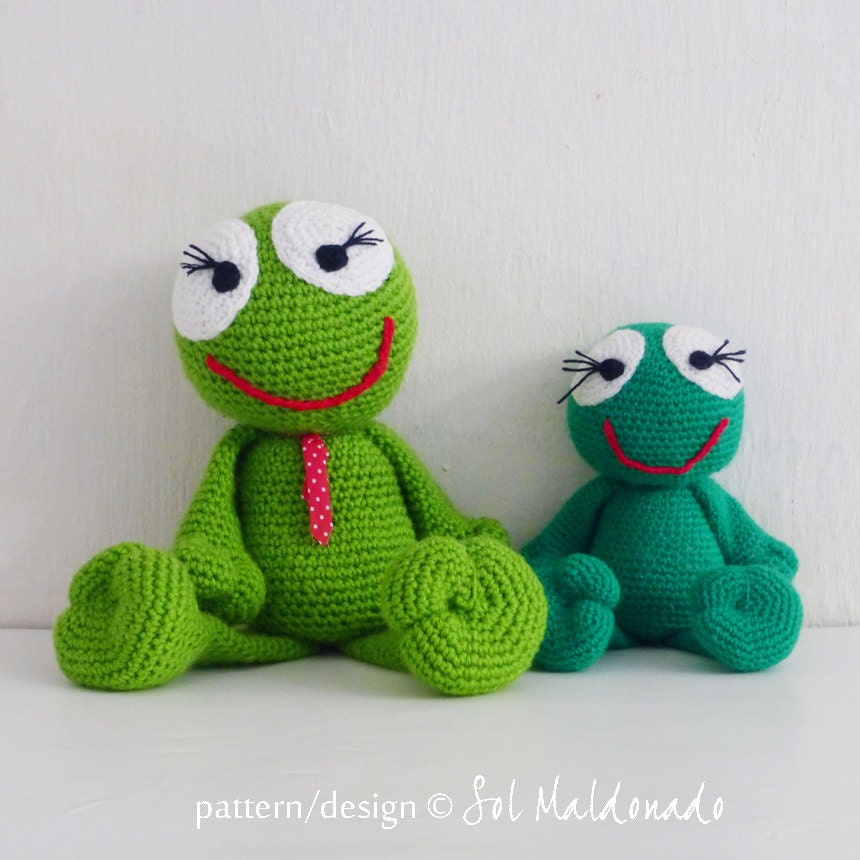 Crochet Amigurumi Pattern Frog PDF Frog amigurumi Toy by bySol