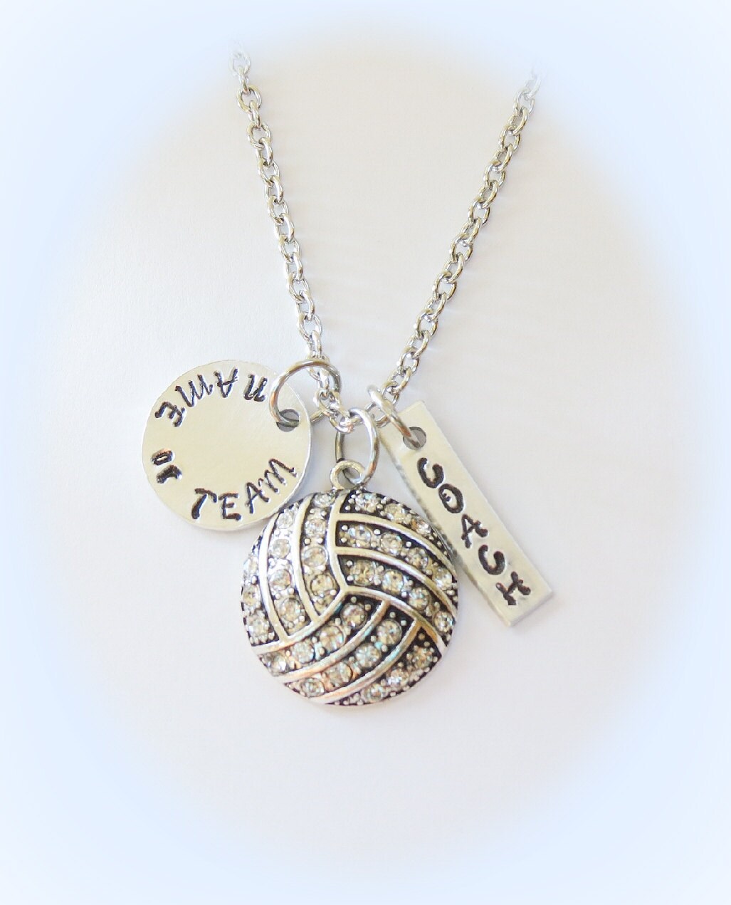 Volleyball Coach Necklace Jewelry with Ultra Personalization