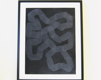 Large Print . Black and White: Hinged . Size 20.5" x 26.5". Unframed