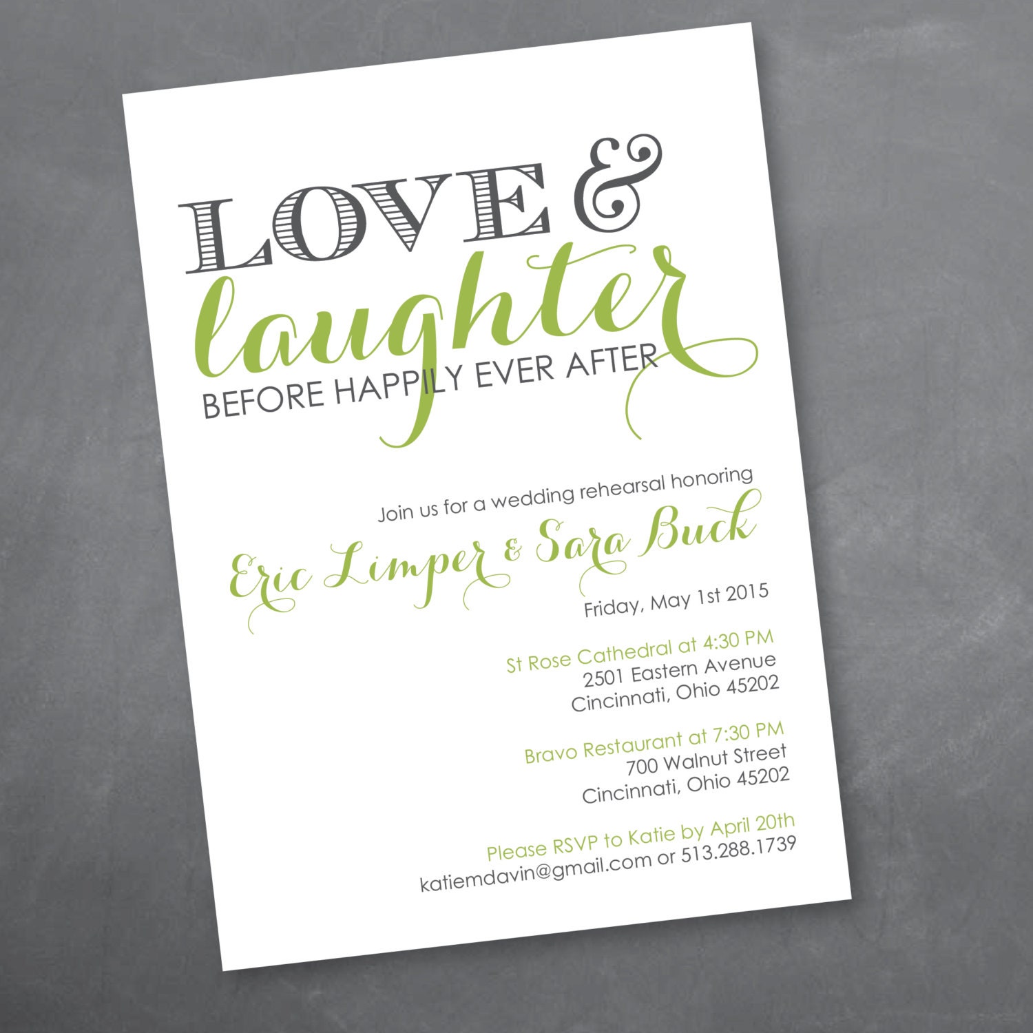 Rehearsal And Rehearsal Dinner Invitations 8