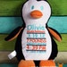 personalized penguin stuffed animal