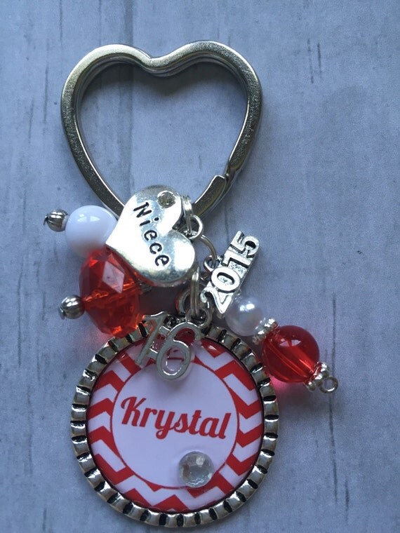 Sweet Sixteen Key Chain, Teen Birthday, Personalized, First Car, 16th ...