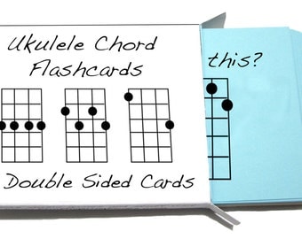Ukulele Chord Symbol Flashcards 84 Cards! (For Soprano, Concert & Tenor Uke)