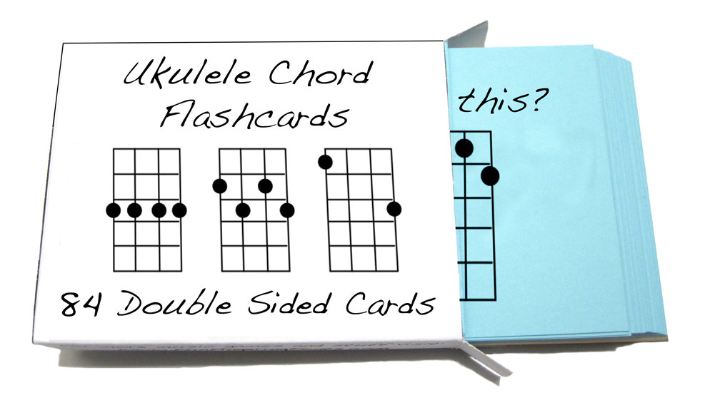 Ukulele Chord Symbol Flashcards 84 Cards For Soprano