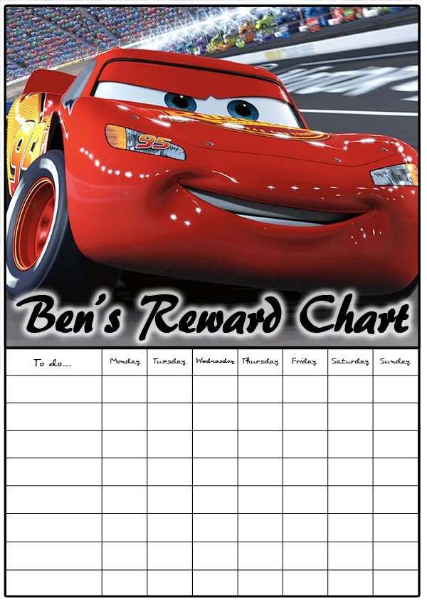 lightning-mcqueen-reward-chart-with-stickers-by-bluebellthreads