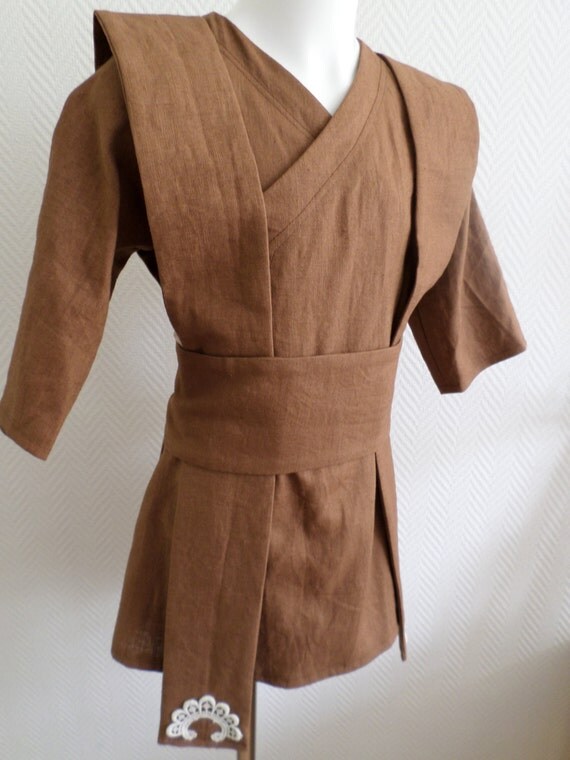 Made to order linen children's Jedi robe padawan cosplay