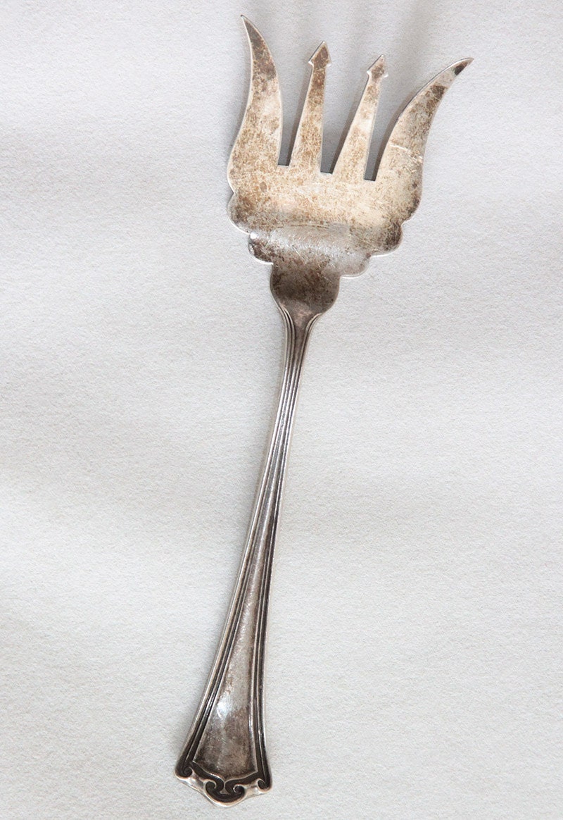 Vintage Baker Manchester 1918 Roanoke Pattern Sterling Silver Sardine ...