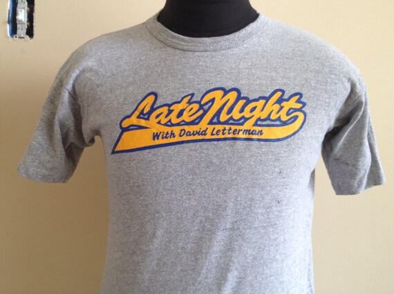 late night with david letterman t shirt