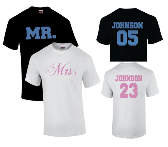 mrs and mr shirt