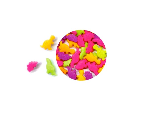 2.6 oz. Edible Dinosaur Confetti Sprinkles - Cake Decorating Baking Party Supplies Il_570xn