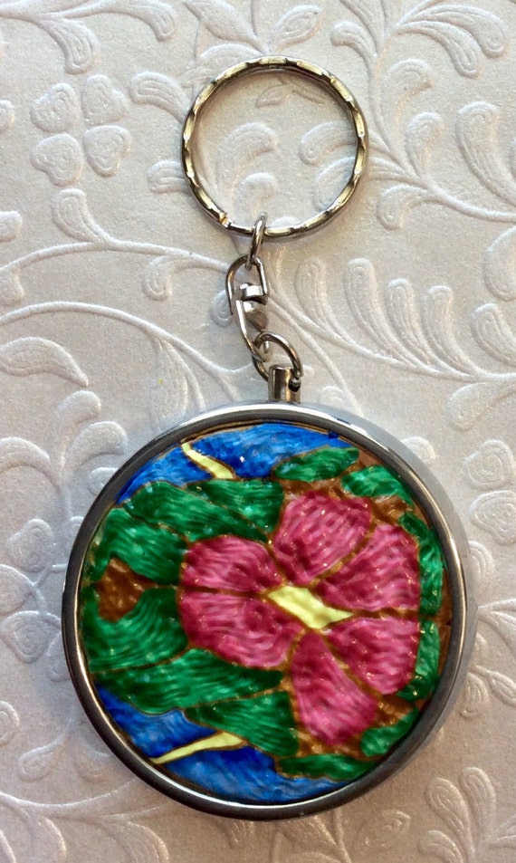 Polymer Clay Portable Ashtray Keychain by BeClayzy on Etsy