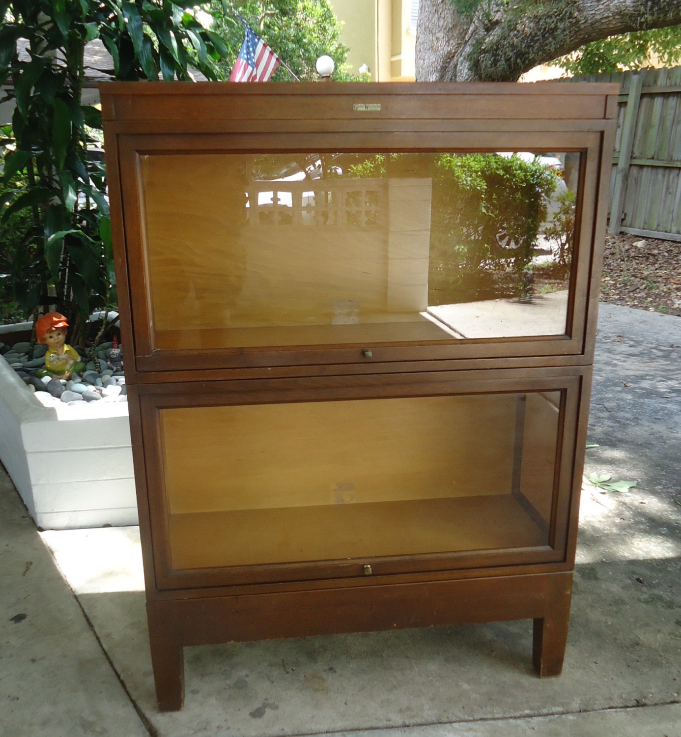Antique Globe Wernicke Barristers Bookcase (Local Pickup) 3313 Genuine