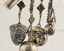 Popular items for victorian chatelaine on Etsy