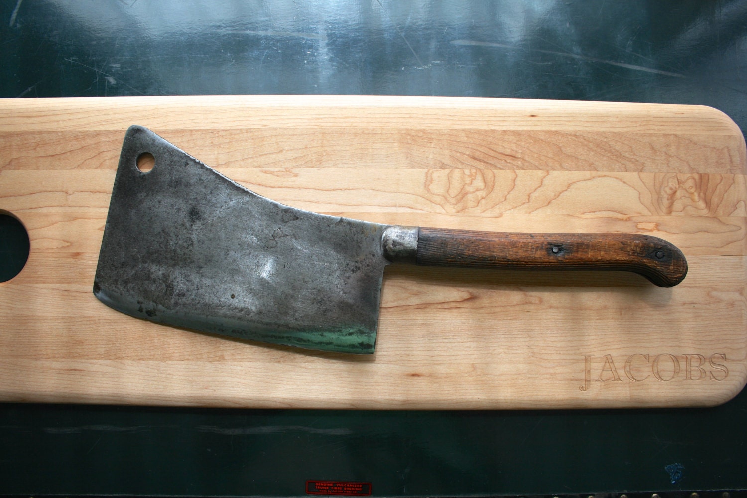 HUGE Two-Handed Meat Cleaver / Hogsplitter / 10 Blade