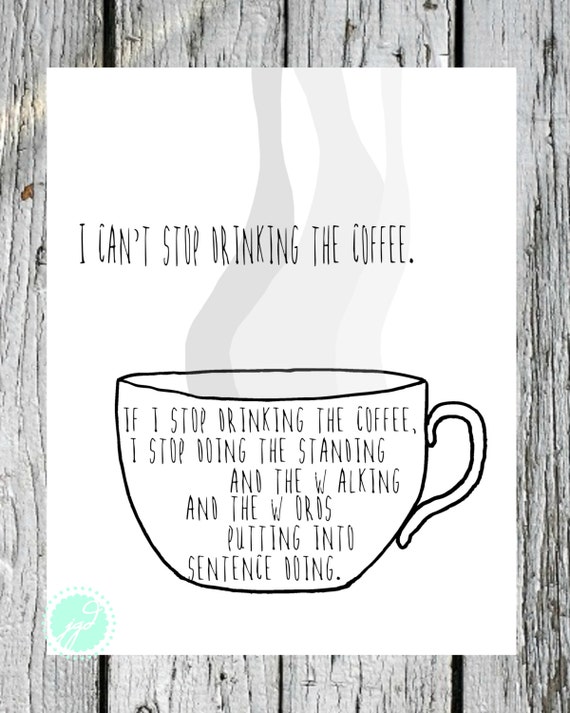 Download Items similar to Gilmore Girls quote, Coffee quote, coffee ...
