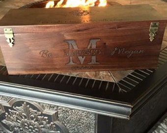 Wedding Wine Box, Wine Box, Wedding Gift, Anniversary Gift, Custom Wine Box, Wine Ceremony