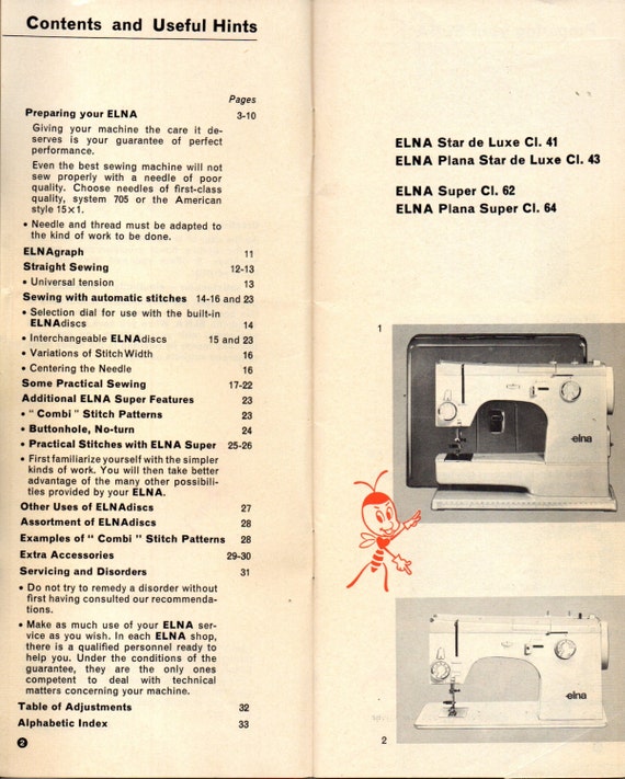 Free elna 3005 sewing machine manual