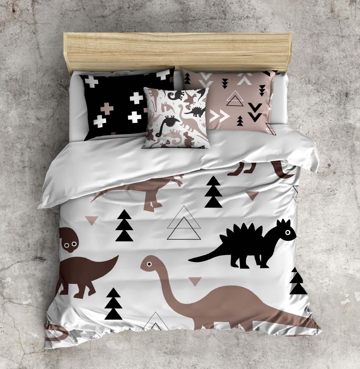 My 1st Big Boy Bed Set Dinosaur Comforter Dino by InkandRags