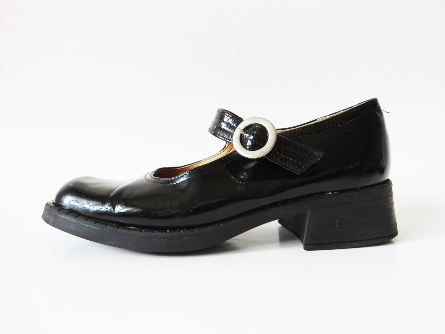 black patent maryjanes