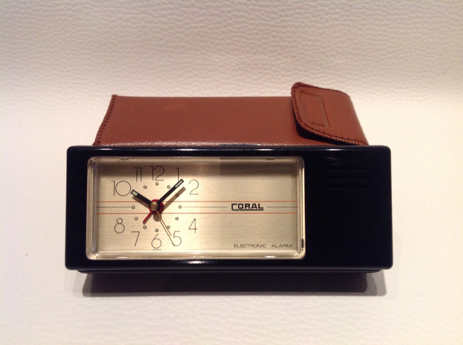 1970s Coral Electronic Alarm Clock.