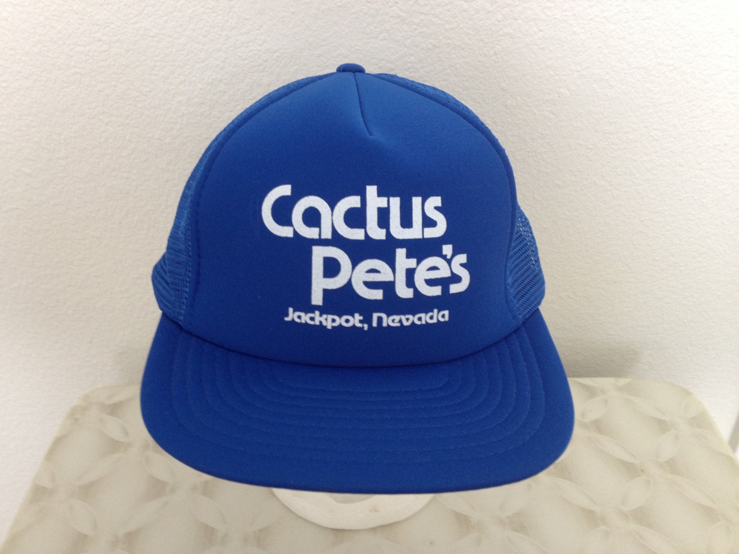 Vintage Baseball Cap - "Cactus Pete's" - all blue - Casino ...