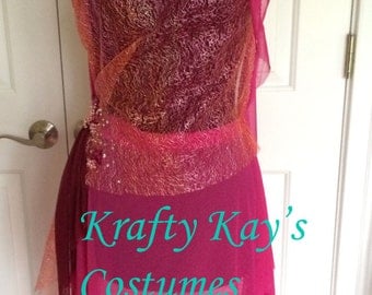 Custom Costume Dance or Pageant Pink Contemporary Lyrical Costume