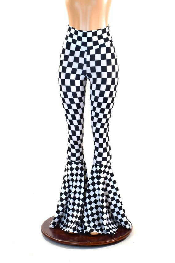 checkered bell bottoms