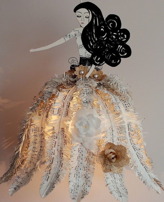 735 New fairy light shade 884 Fairy Lamp Shade Ceiling Paper Chandelier Lighting Pendant Note Book   