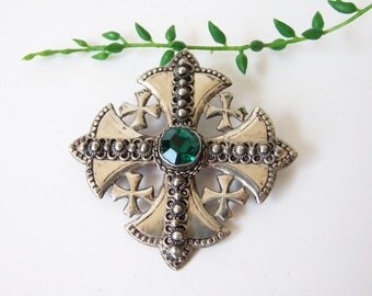 Ornate cross pendant | Etsy