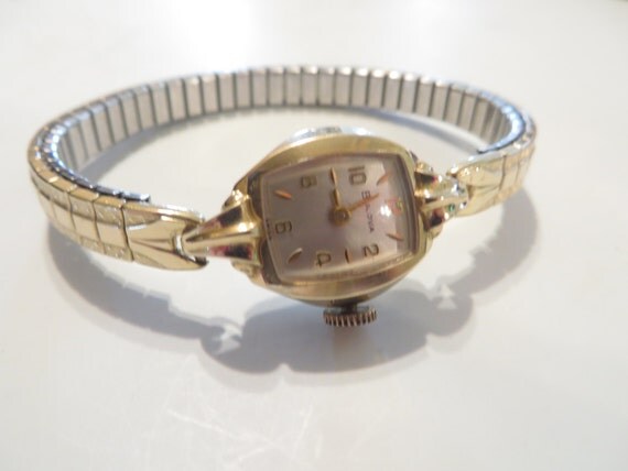 Vintage 1970 Bulova 10K R.G.P Ladies Watch by PostRoadEstates