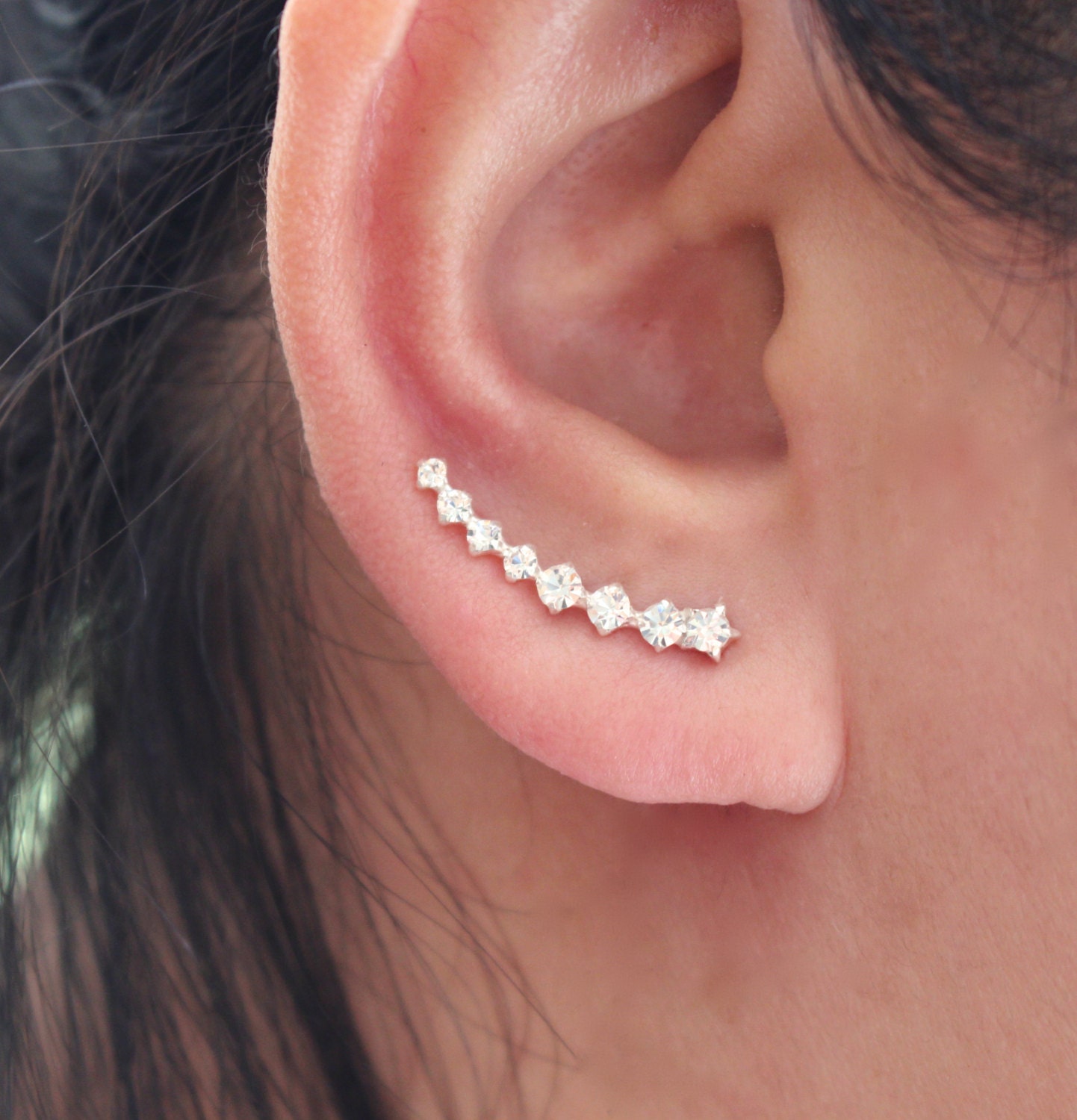 Silver ear crawler Clearance