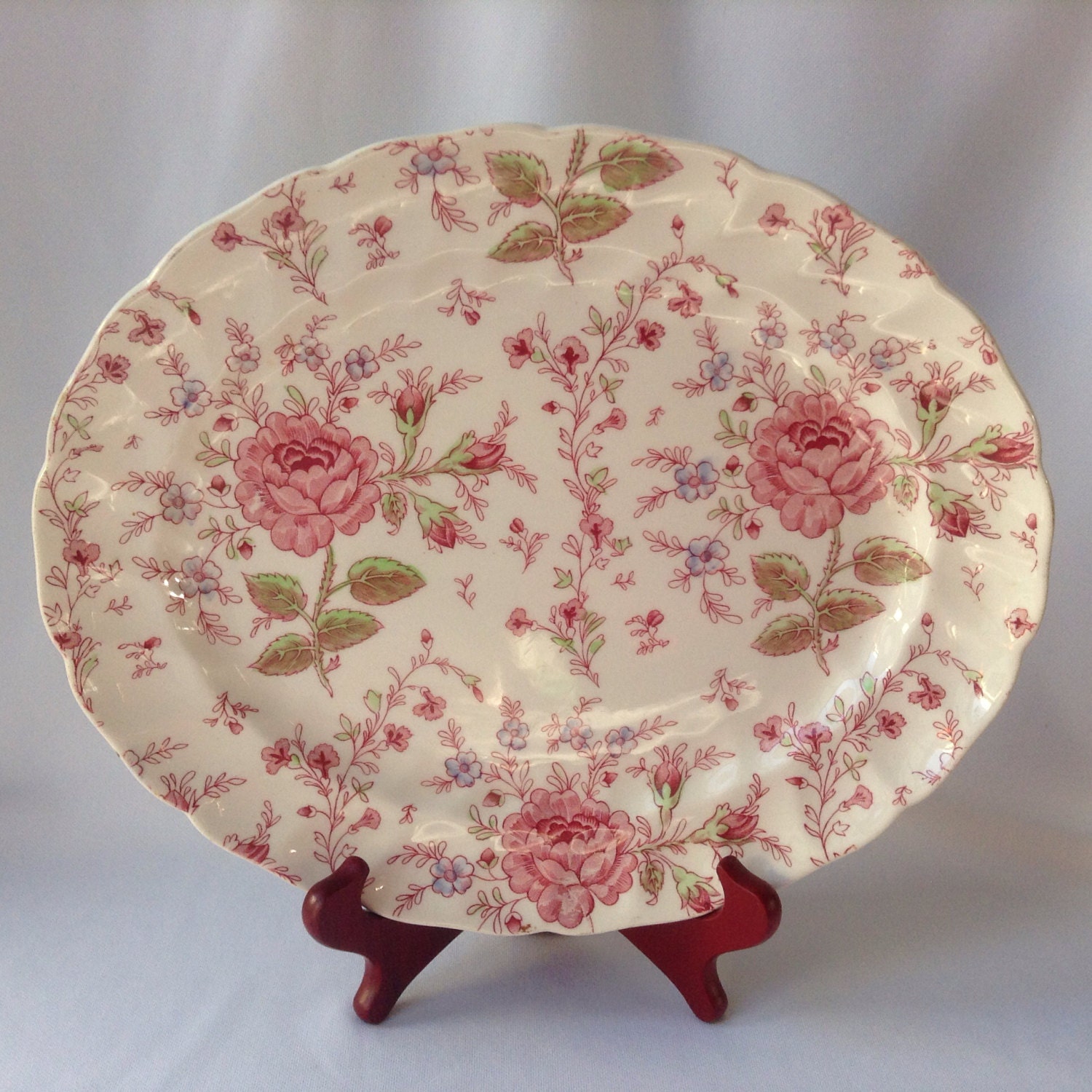 Rose Chintz by Johnson Brothers Platter 13