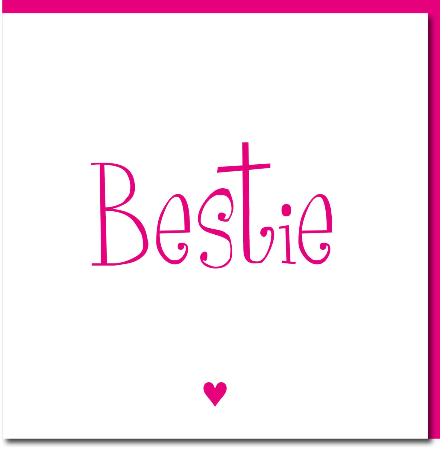 Bestie Birthday Card Bestie Card Best Friends BFF