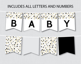 Printable Bow Tie Baby Shower Table Signs EIGHT by ShowerThatBaby