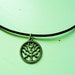 Tree Of Life Leather Choker