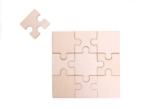 large wooden puzzle DIY blank puzzle wooden toy gift ideas