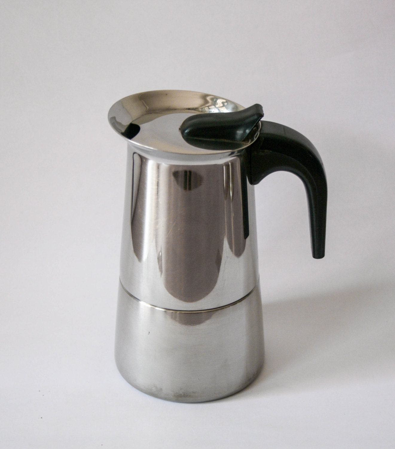 Vintage GB Guido Bregna Coffee Maker Stovetop Stainless