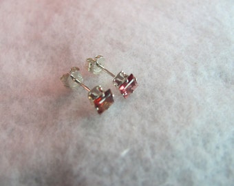 Passport to India 2.61ctw Orange Sapphire & Rhodolite Lotus Gate Earrings main image 1