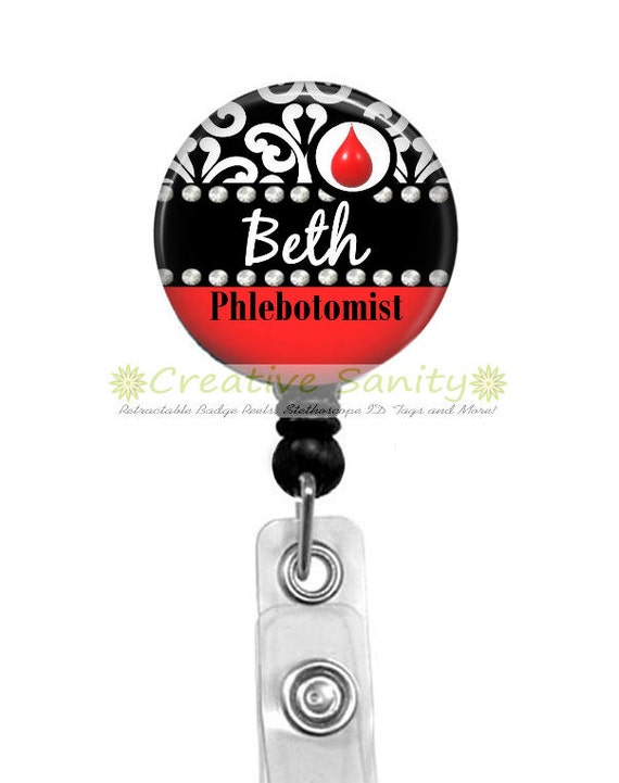 phlebotomy magnetic name tags