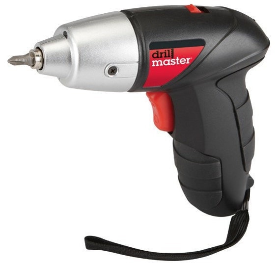 CORDLESS Screwdriver Set DRILL MASTER 4.8 Volt 61826