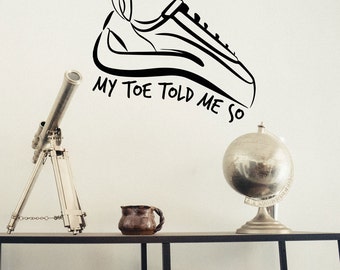 Climbing Shoe Sticker, Rock Climbing Decal, Laptop Sticker, Car Bumper, Quote Decal Sticker, Wall Art, Sporty Friend Gift