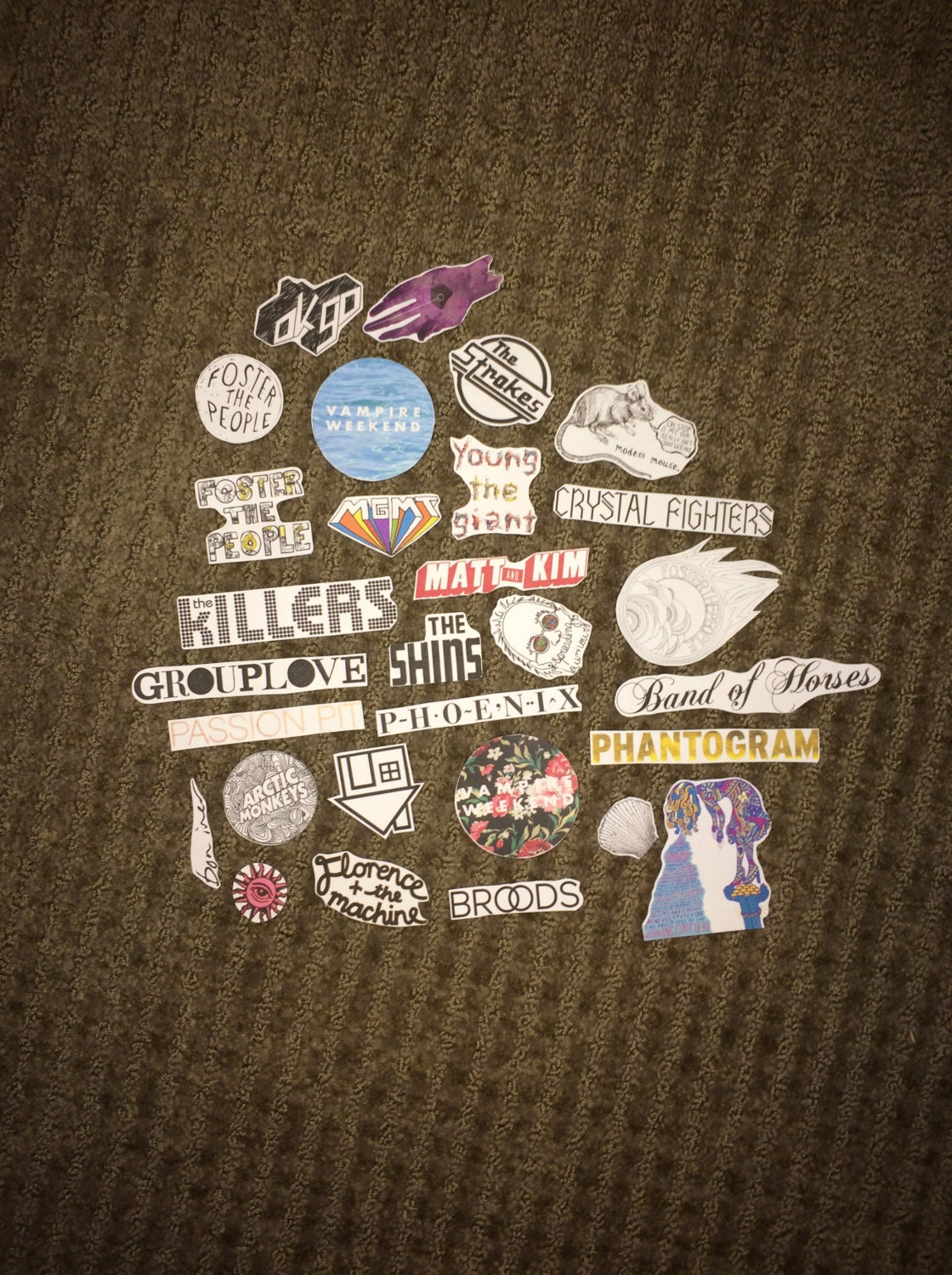Indie Bands Sticker Pack
