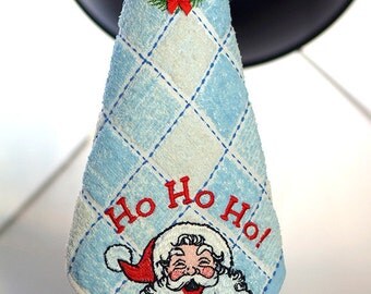 Towel Topper Christmas Wreath 0001 Set - machine embroidery designs