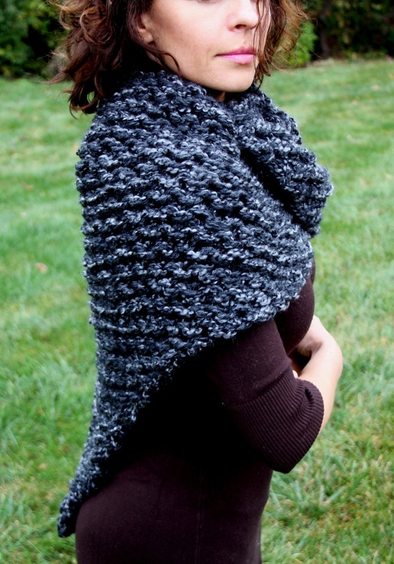 Sassenach Shawl Knitting Pattern Cowl Shoulder Wrap Chunky