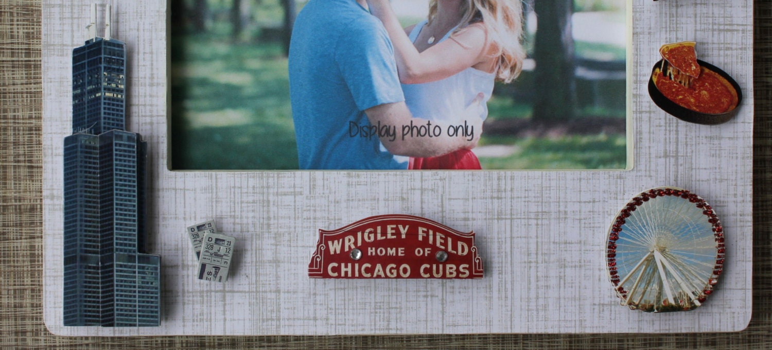 Chicago photo frame family vacation frame by SweetHomeKnack