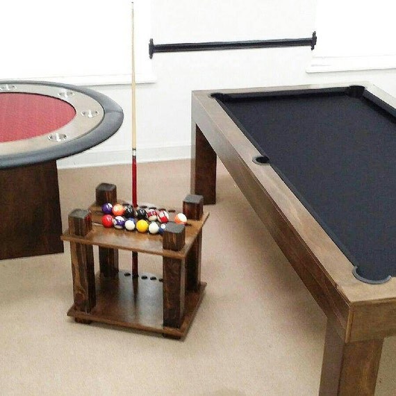 Conversion Pool table with Ping pong top/ Poker Table/ Cue