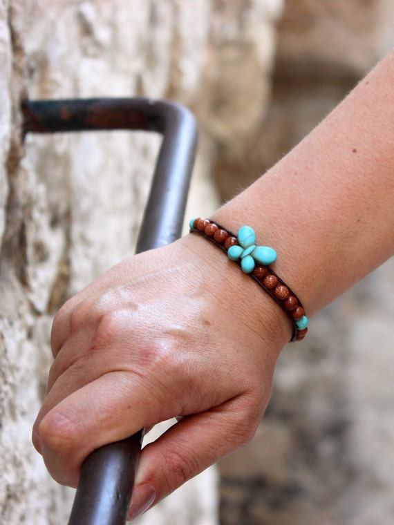 Girlfriend gift Bead bracelet woman Bead wrap by ArmellaMeaJewelry